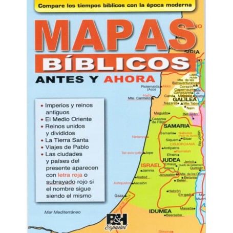 Colección Temas de Fe - Mapas Bíblicos Antes y Ahora - B & H Español