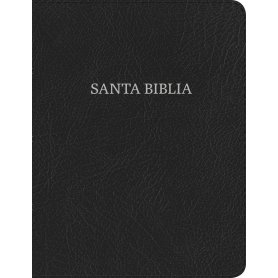 Biblia RVR 1960 Letra Grande Tamaño Manual Piel Fabricada Negro