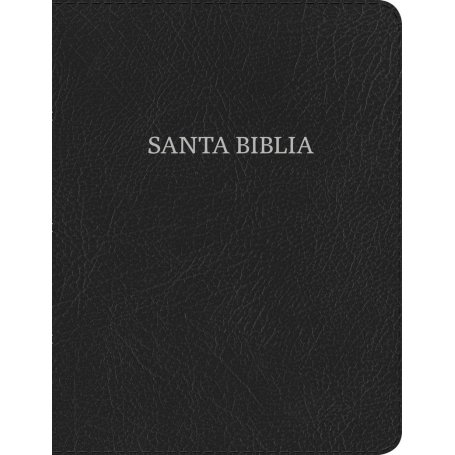 Biblia RVR 1960 Letra Grande Tamaño Manual Piel Fabricada Negro