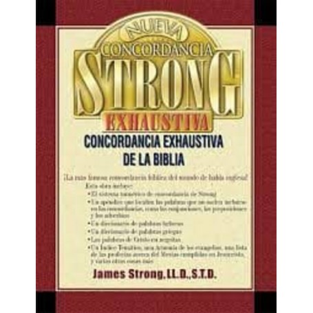Nueva concordancia Strong exhaustiva de la Biblia - James Strong