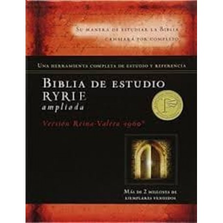 Biblia de estudio Ryrie Ampliada Piel Marrón - Charles C. Ryrie