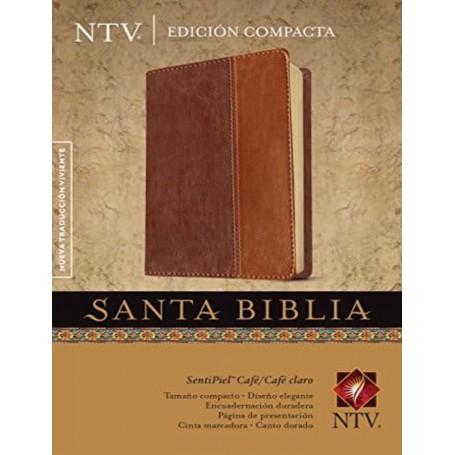 Biblia Compacta NTV Dúo color Café