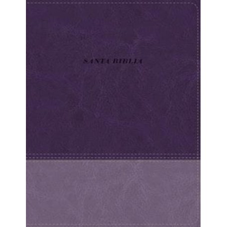Biblia de las Américas Piel Italiana Púrpura