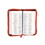 Biblia Mini Bolsillo Jean Desgaste Acolchada - Naranja