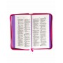 Biblia Línea Expresiones Pequeña - Rosada Con Flores