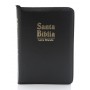 Biblia Línea De Lujo Negra, Con Cierre E Indice - Pequeña