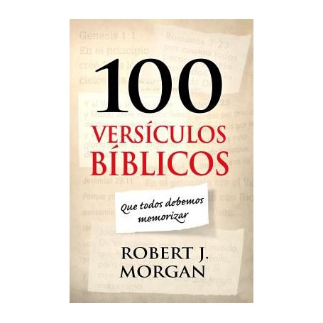 100 versículos bíblicos que todos debemos memorizar - Robert Morgan - Libro