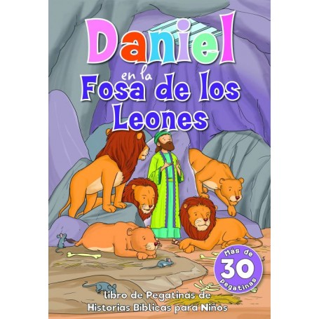 Daniel en la fosa de los leones - libro de pegatinas - Portavoz