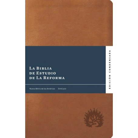 Biblia De Estudio De La Reforma - Ed. Condensada Simil Piel Miel - BIBLIAS