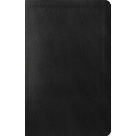Biblia De Estudio De La Reforma Ed. Condensada Piel Genuina Negra - Poiema