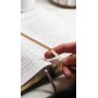 Biblia NBLA para el Estudio Inductivo Interior a dos colores Piel Gris Comfort Print
