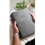 Biblia NBLA para el Estudio Inductivo Interior a dos colores Piel Gris Comfort Print