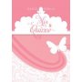 Biblia RVR 1960 Mis Quince Rosa y Blanco Símil Piel