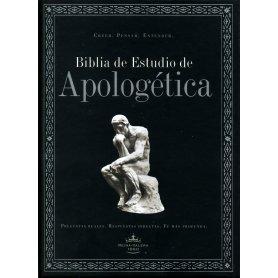 Biblia RVR 1960 de Estudio de Apologética Negro Tapa Dura