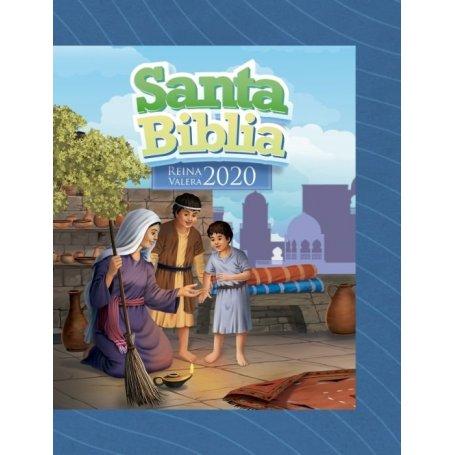 Biblia RVR 2020 para Niños Azul Tapa Dura