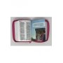 Biblia RVR 2020 para Niñas Rosada Vinilo con Cierre