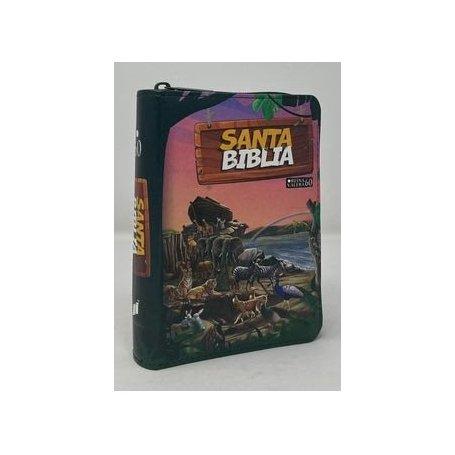 Biblia RVR 1960 para Niños Vinilo con Cierre