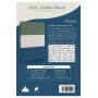 Biblia RVR 1960 Letra Grande Tamaño Manual Tricolor Gris Crema Azul con Cierre e Índice