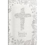 Biblia RVR 1960 Jesús para Todos Letra Grande Tamaño Manual Marfíl Símil Piel con Índice