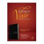 Biblia RVR 1960 de Estudio Diario Vivir Negro Ónice Símil Piel con Índice