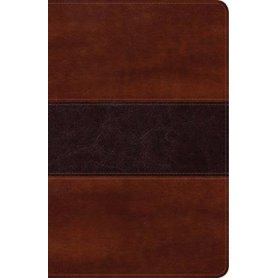 Biblia Peshitta Caoba Duotono Símil Piel