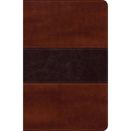 Biblia Peshitta Caoba Duotono Símil Piel