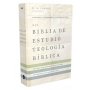 Biblia NVI de Estudio Teología Bíblica Tapa Dura Interior a Cuatro Colores