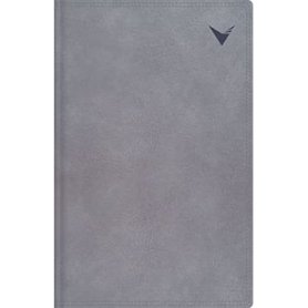 Biblia NBLA de Estudio Piel Gris Interior a dos Colores con Índice
