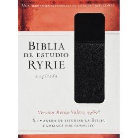 Biblia RVR 1960 de Estudio Ryrie Ampliada Negro Duotone Índice