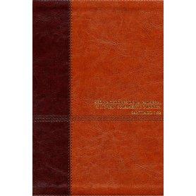 Biblia RVR 1960 de Estudio Diario Vivir Café Café Claro Símil Piel