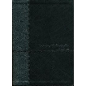 Biblia RVR 1960 de Estudio Diario Vivir Negro Ónice Símil Piel
