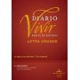 Biblia RVR 1960 de Estudio Diario Vivir Letra Grande Vino Tinto Tapa Dura