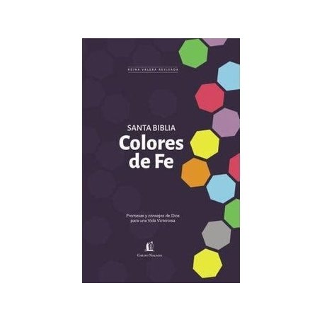 Biblia RVR 1977 Colores de Fe Tapa Dura