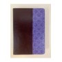 Biblia RVR 1960 Letra Grande Tamaño Manual Morado Marrón Símil Piel