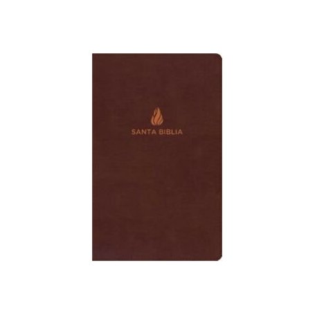 Biblia RVR 1960 Ultrafina Marrón Piel Fabricada