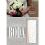 Biblia RVR 1960 de Boda Símil Piel Filgrana Blanca Rosado Palo