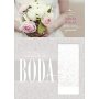Biblia RVR 1960 de Boda Símil Piel Blanco Floral