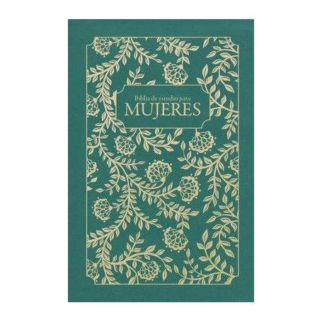 Biblia RVR 1960 de Estudio para Mujeres Tela Verde
