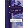 Biblia RVR 1960 de Estudio Mujeres Tapa Dura Azul Floriado