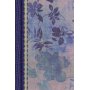 Biblia RVR 1960 de Estudio para Mujer Azul Floreado Tela Impresa con Índice