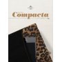 Biblia RVR 1960 Compacta con Cierre Negro Leopardo Símil Piel