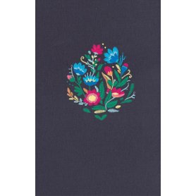 Biblia RVR 1960 Ultrafina Azul Bordado sobre Tela