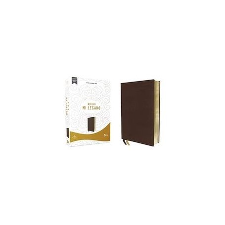 Biblia RVR 1960 Mi Legado Piel Café una Columna Interior a Dos Colores