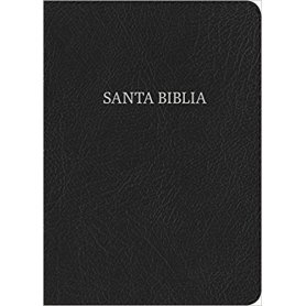 Biblia RVR 1960 Letra Súper Gigante Negro Piel Fabricada