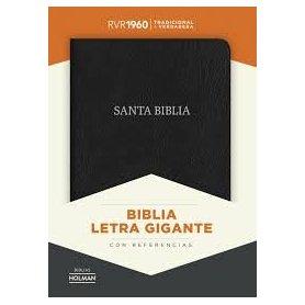 Biblia RVR 1960 Letra Gigante Piel Negro