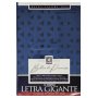 Biblia RVR 1960 de Promesas Letra Gigante Azul Triángulos Símil Piel