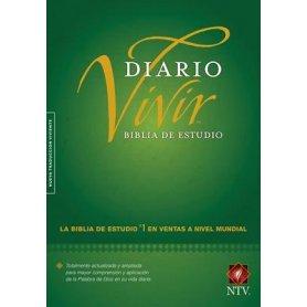 Biblia NTV de Estudio Diario Vivir Verde Tapa Dura con Índice