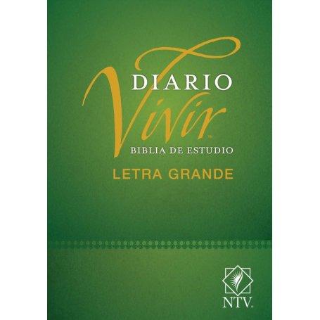 Biblia NTV de Estudio Diario Vivir Letra Grande Tapa Dura