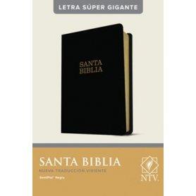 Biblia NTV Letra Súper Gigante Piel Negro