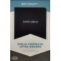Biblia NVI Compacta Letra Grande Negro Piel Fabricada